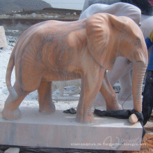 Gartendekoration des im Freien Steinschnitzens antike Elefantstatue